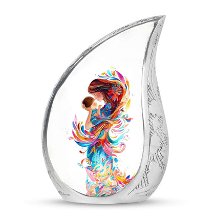 Mother's Love Artwork Urn - Mother Artistic Memorial Urn For Women