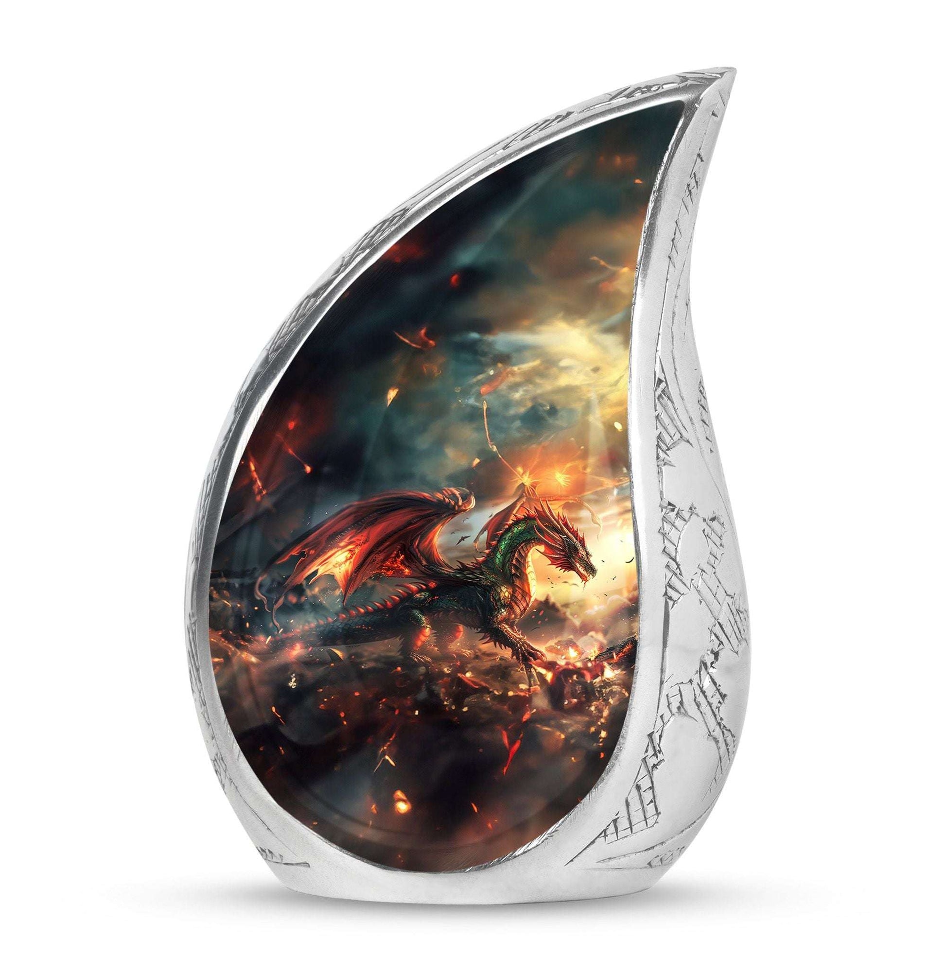 Fierce Dragon Adult Size Cremation Urns - Large Size Dragon Urn