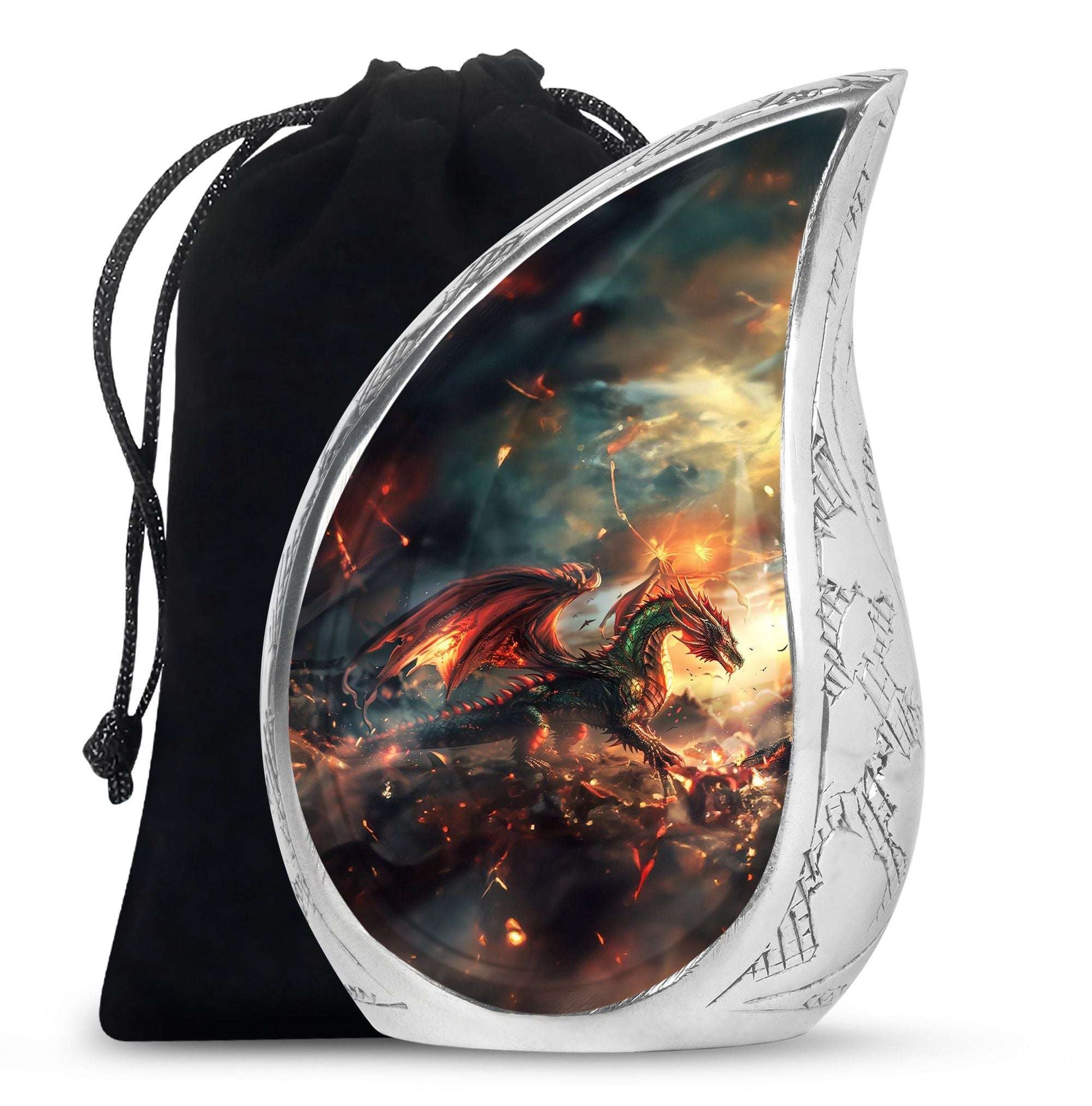 Fierce Dragon Adult Size Cremation Urns - Large Size Dragon Urn