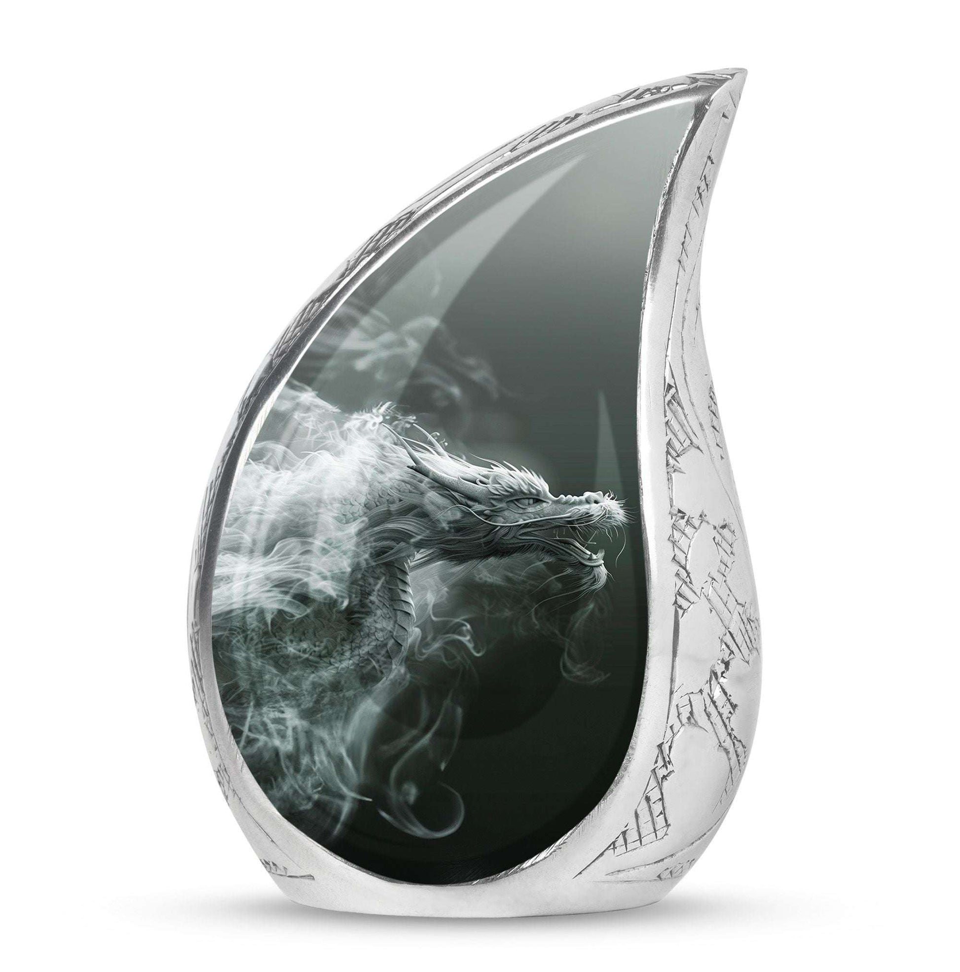 Dragon Memorial Urn For Ashes - Smoky Dragon Ashes Memorial For Men