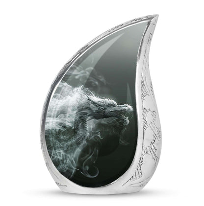 Dragon Memorial Urn For Ashes - Smoky Dragon Ashes Memorial For Men