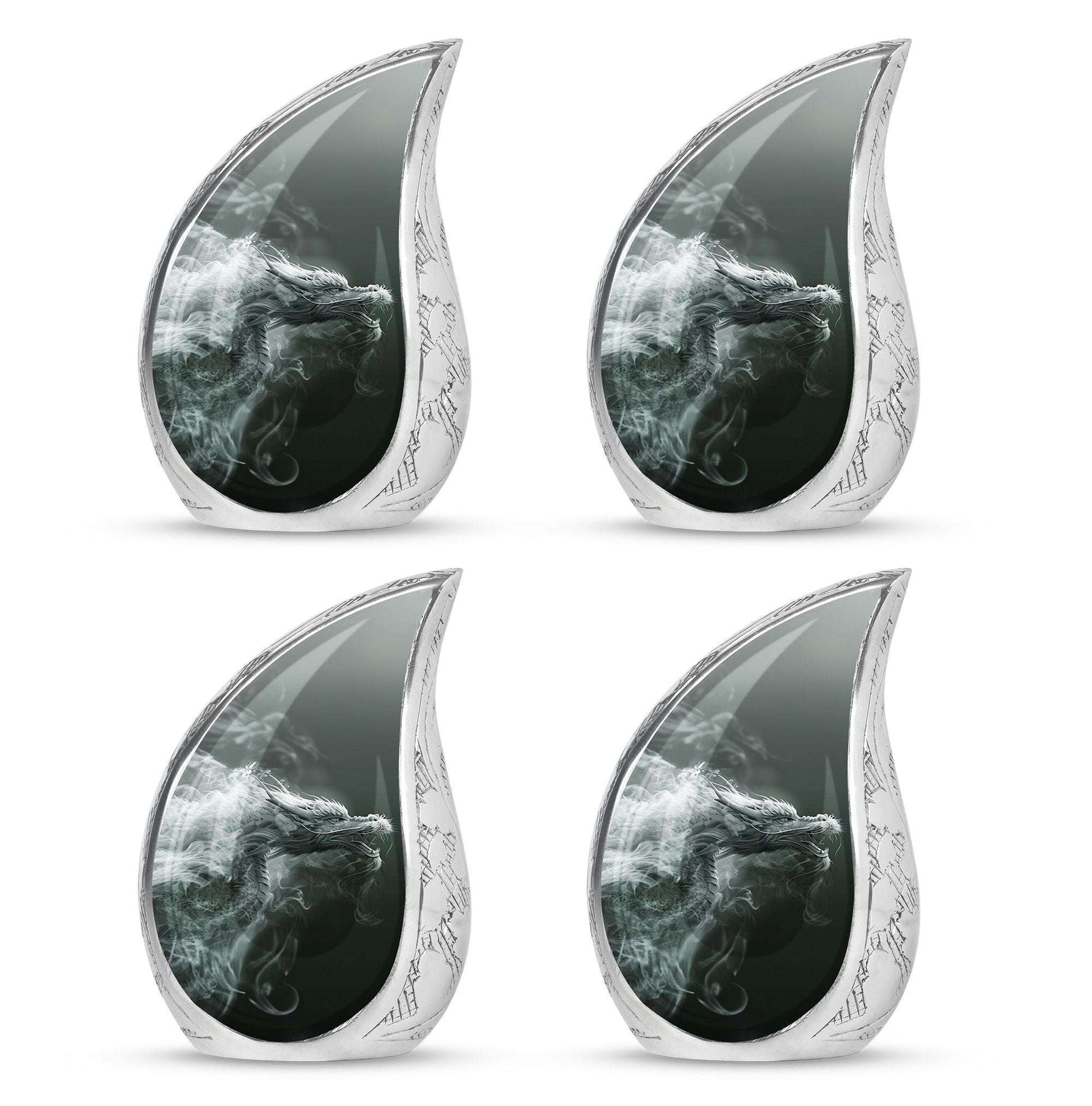 Dragon Memorial Urn For Ashes - Smoky Dragon Ashes Memorial For Men