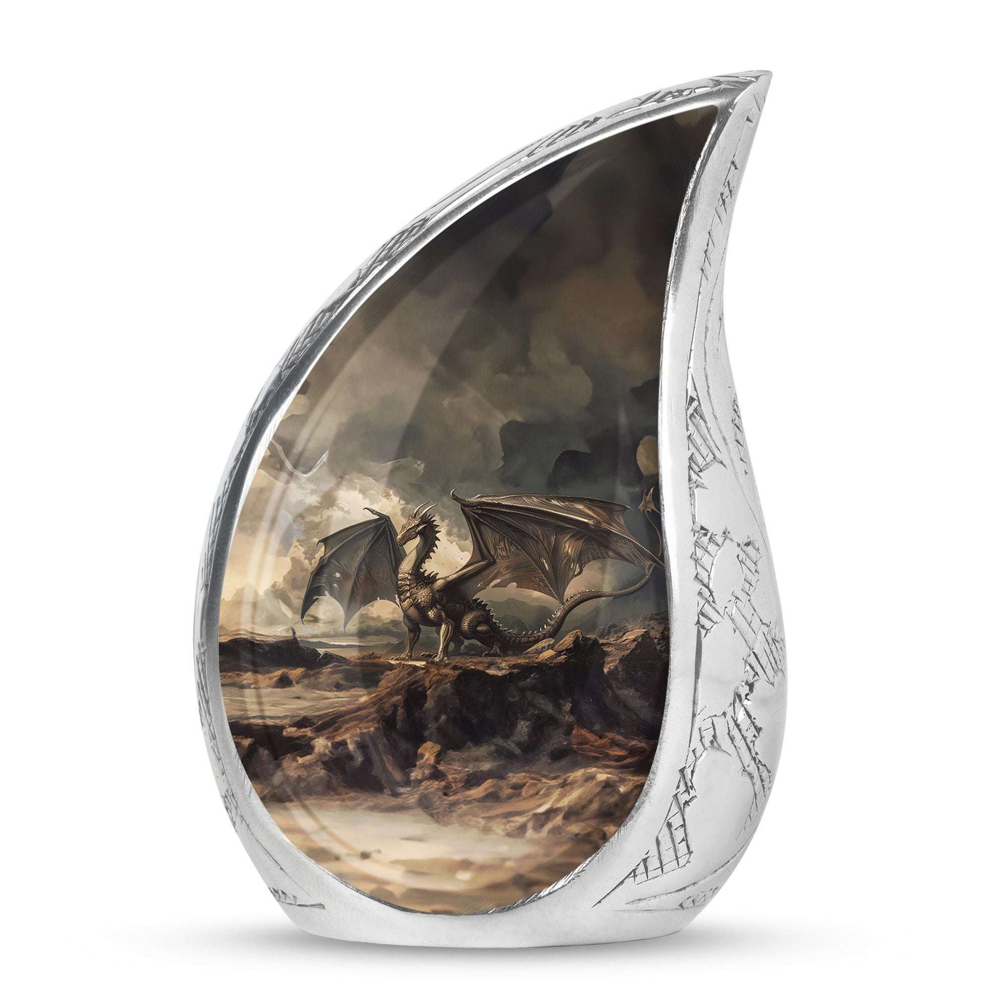 Dragon Urn For Human Ashes Keepsake - Dragon Urn For Adult Men & Women