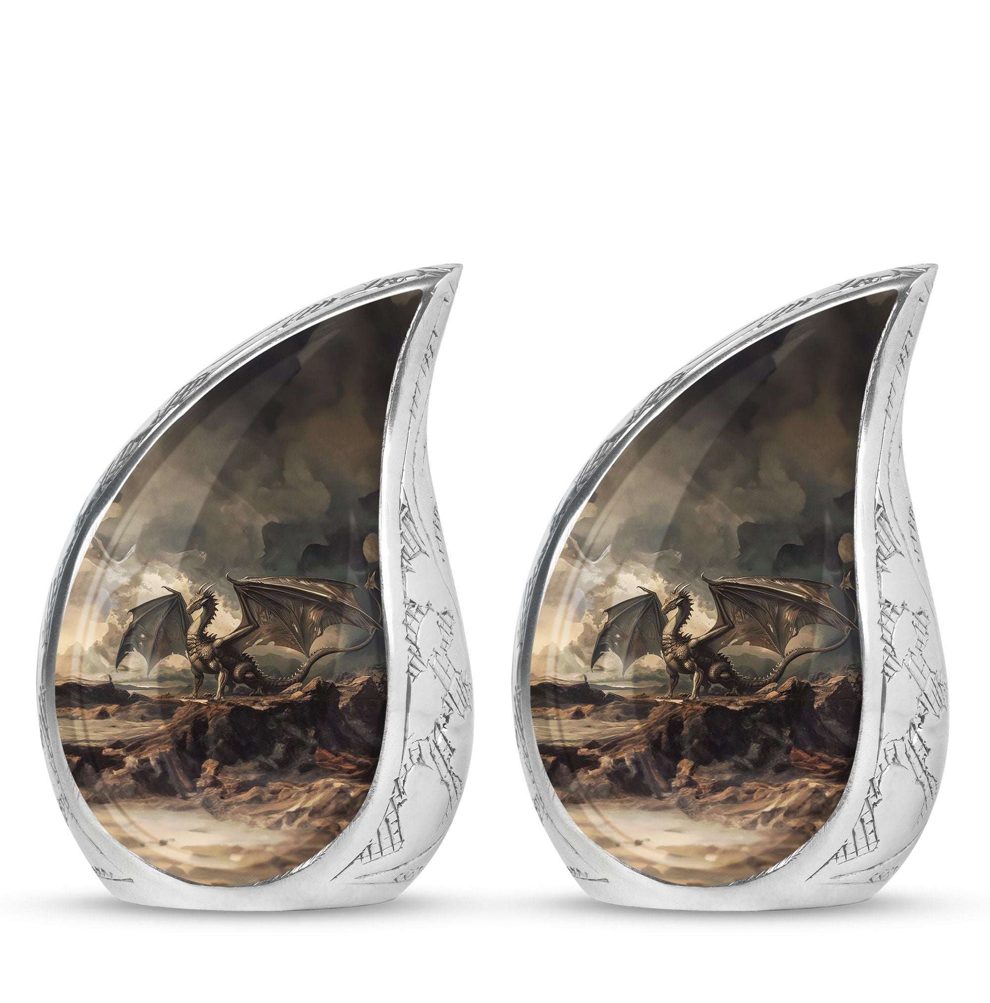 Dragon Urn For Human Ashes Keepsake - Dragon Urn For Adult Men & Women