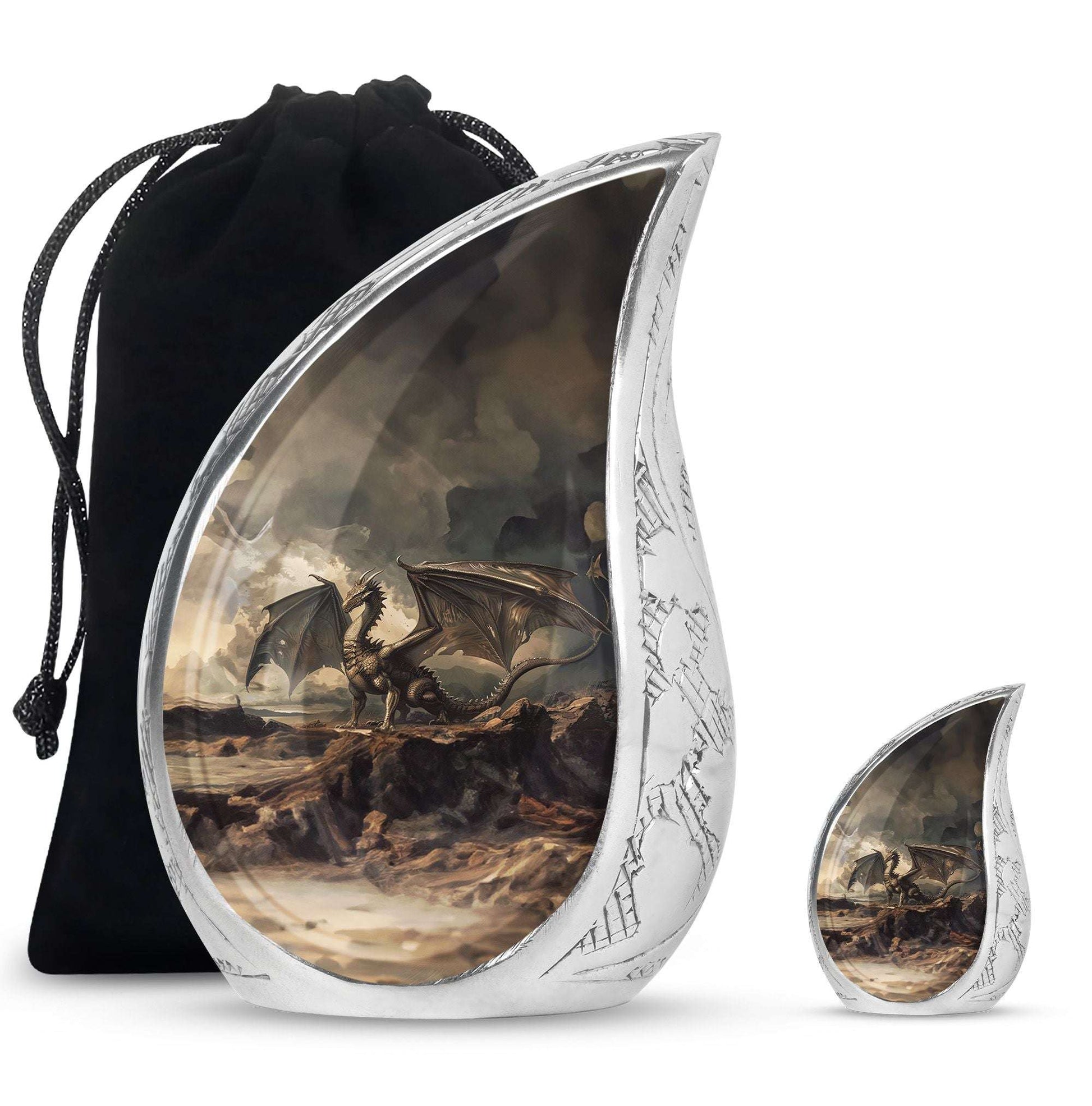 Dragon Urn For Human Ashes Keepsake - Dragon Urn For Adult Men & Women