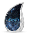 Blue Dragon Cremation Urn For Ashes - Robotic Dragon Ashes Memorial Urn