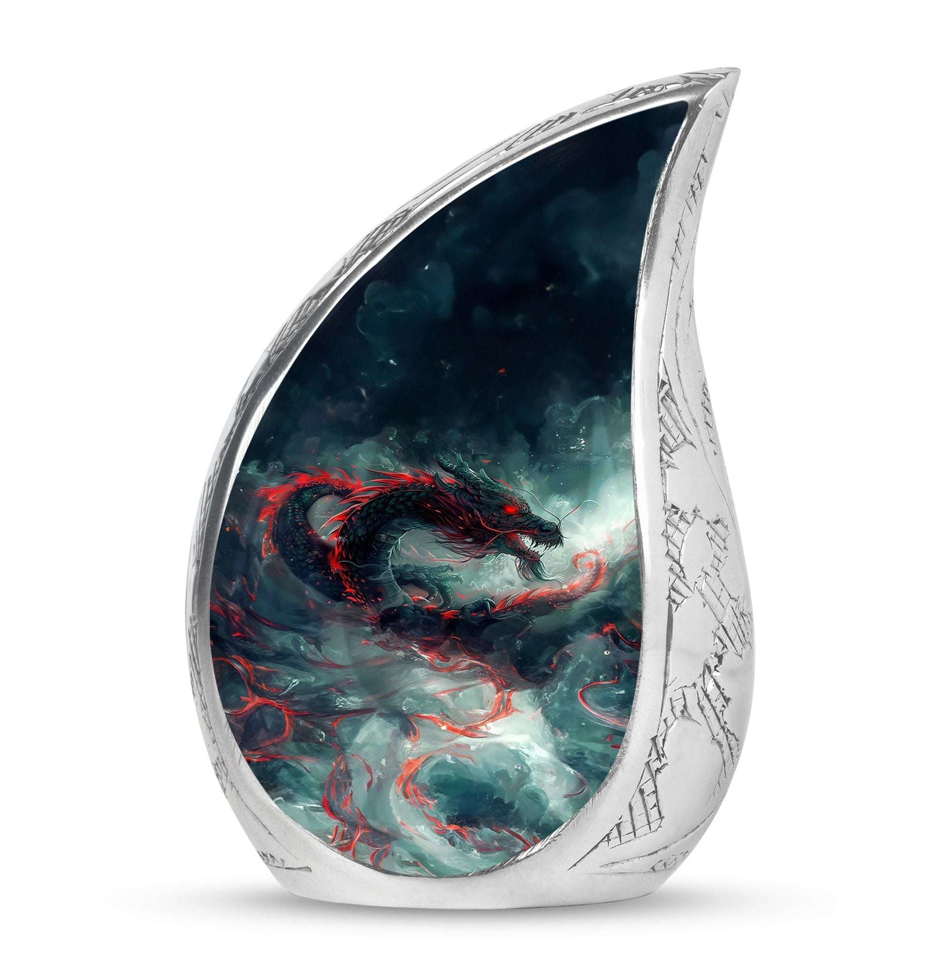 Dragon Memorial Ashes Urn For Adults - Cremation Keepsake For Men & Women