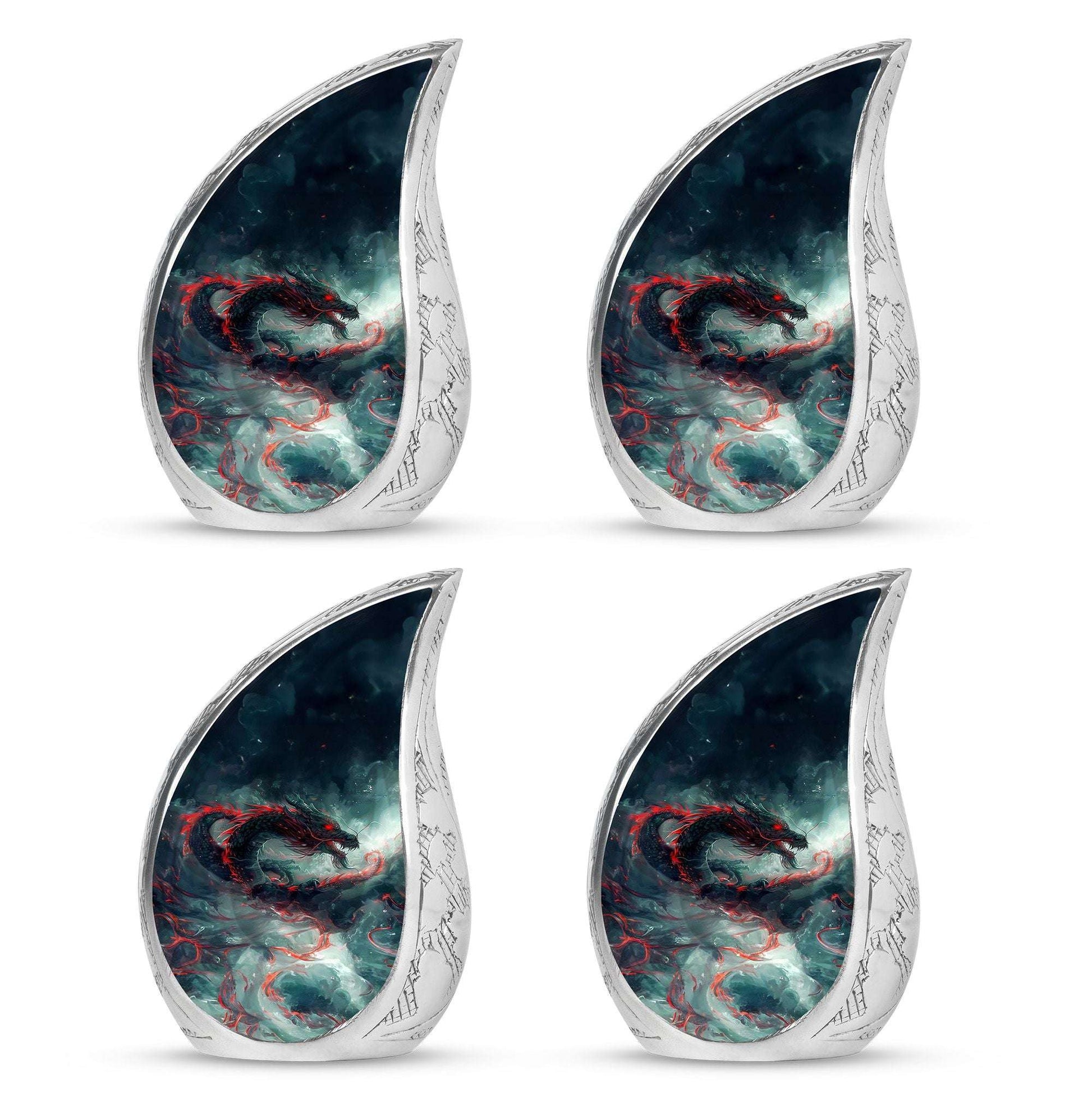 Dragon Memorial Ashes Urn For Adults - Cremation Keepsake For Men & Women