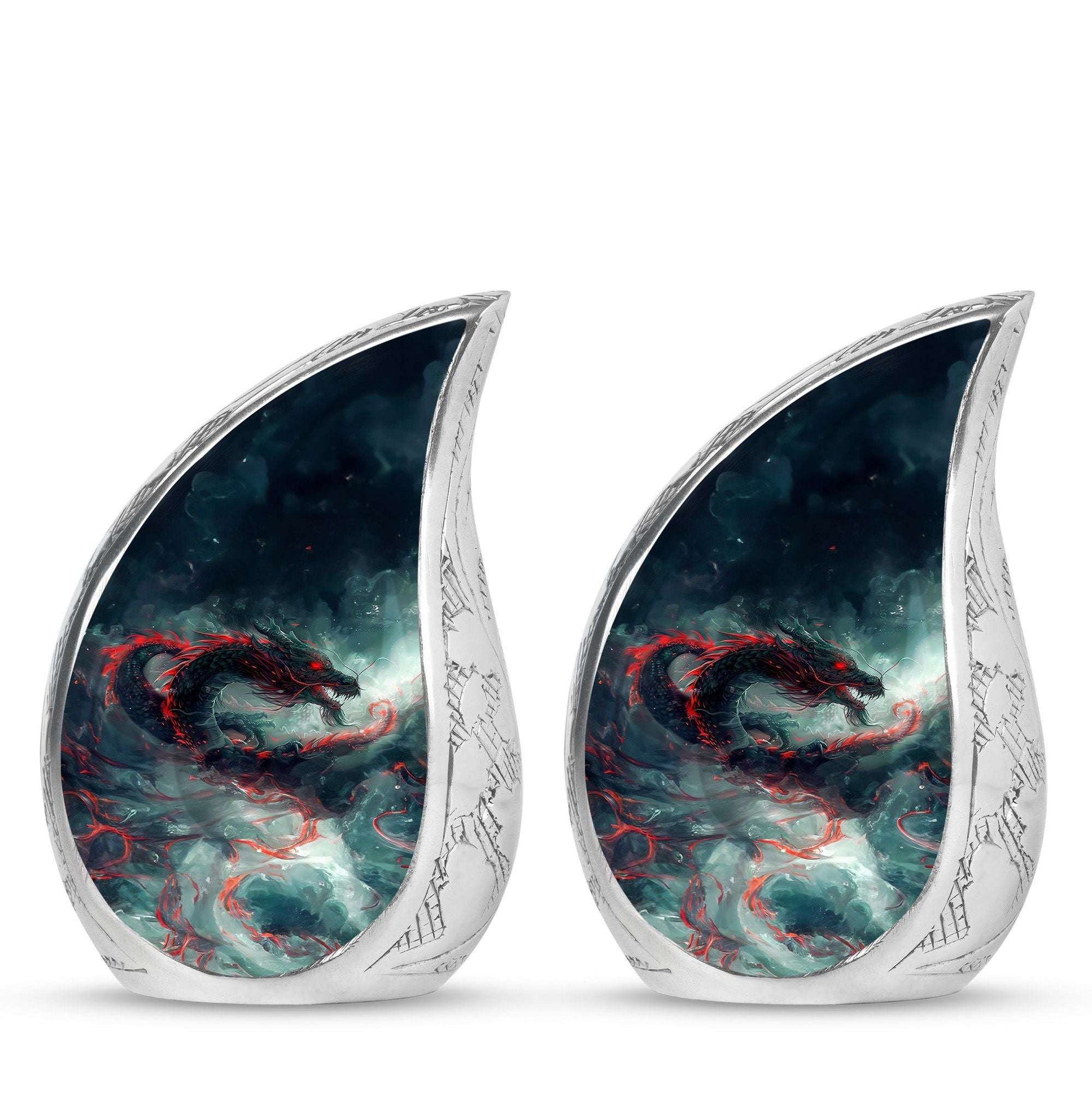 Dragon Memorial Ashes Urn For Adults - Cremation Keepsake For Men & Women