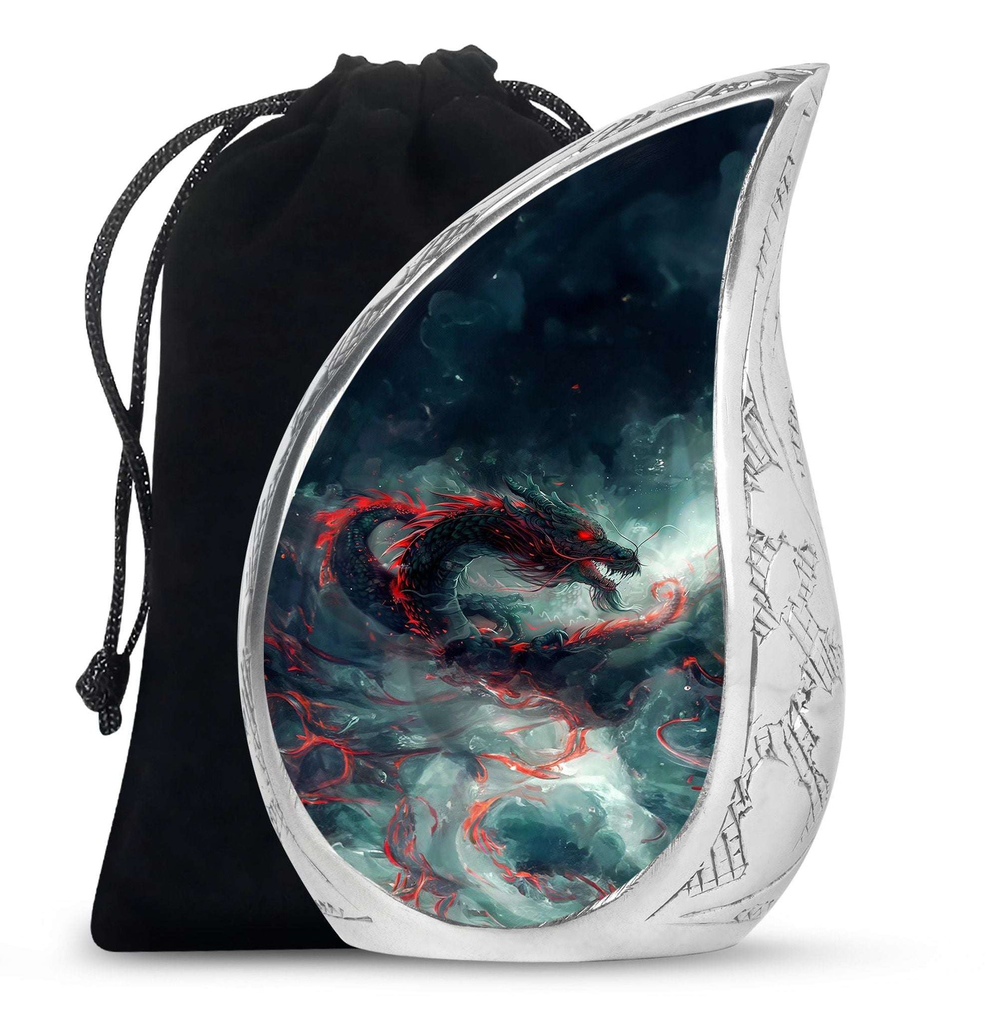 Dragon Memorial Ashes Urn For Adults - Cremation Keepsake For Men & Women