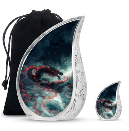 Dragon Memorial Ashes Urn For Adults - Cremation Keepsake For Men & Women