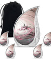 Pink Dragon Keepsake & Large Cremation Urns For Human Ashes