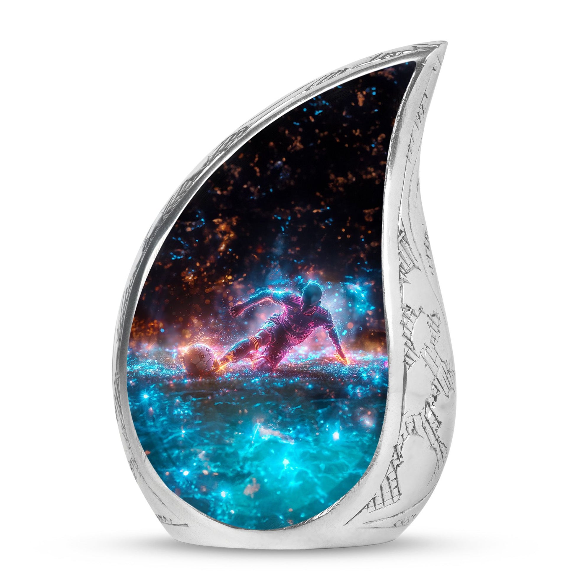 Soccer Keepsake For Ashes Large Funeral, Ashes Urn For Ashes