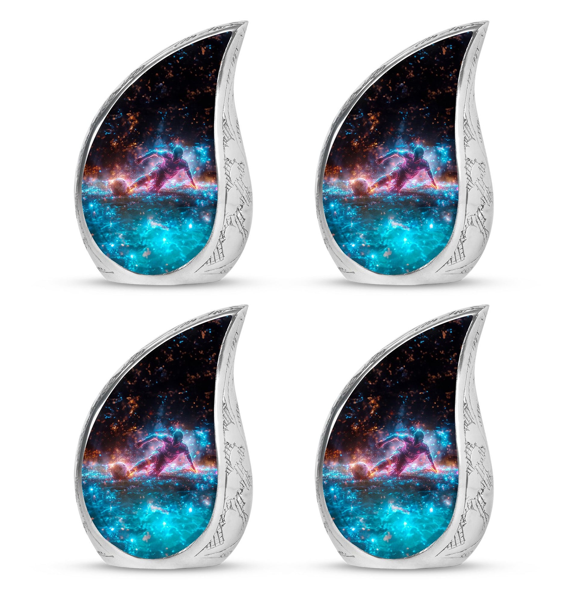 Soccer Keepsake For Ashes Large Funeral, Ashes Urn For Ashes