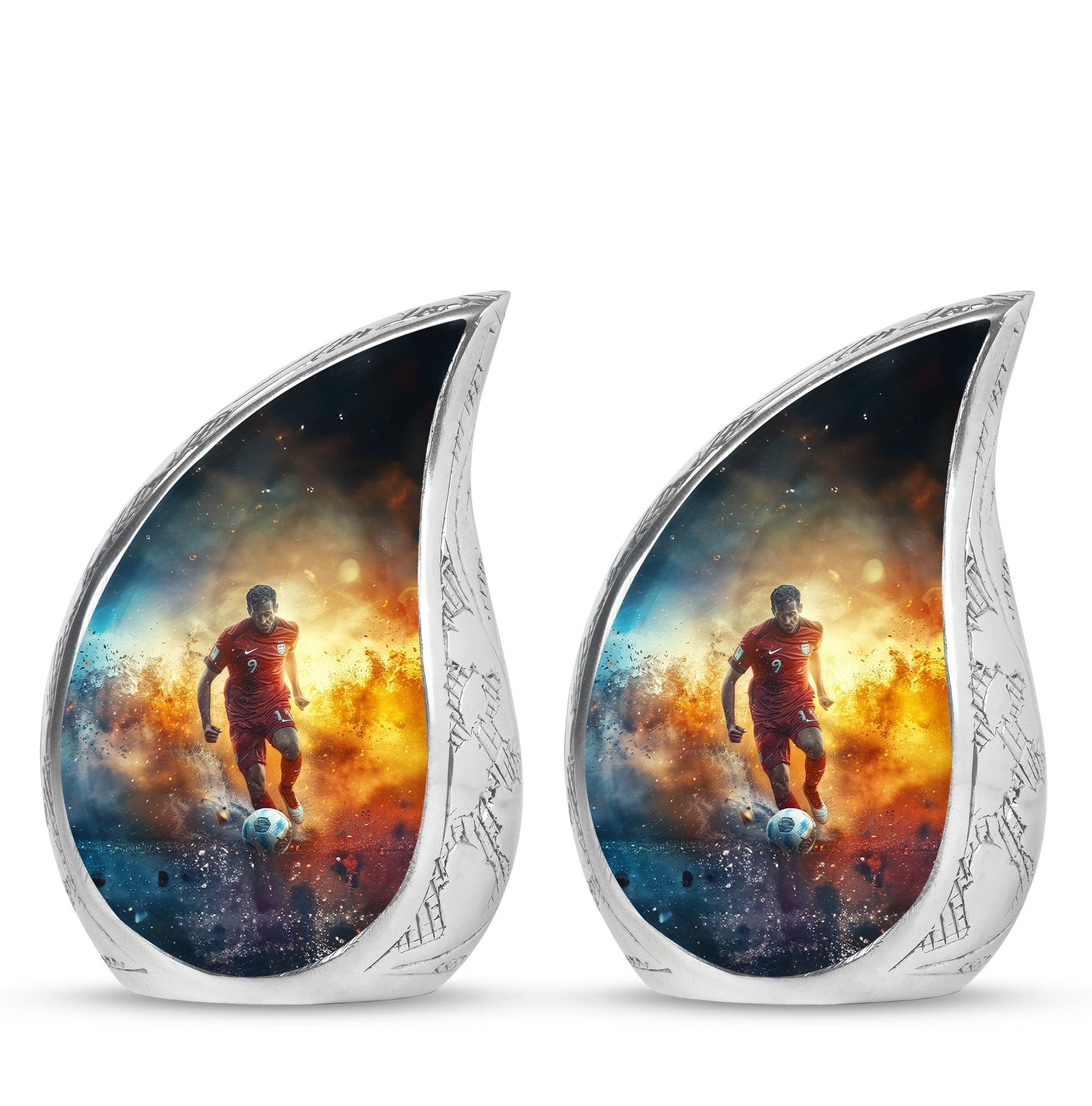 Soccer Memorial Urn Funeral, Ashes Cremation Urn