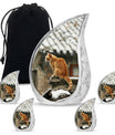 Orange Cat Keepsake For Ashes Large Funeral, Ashes Urn For Ashes