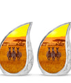 Zebra Memorial Urns And Funeral For Ashes Large Funeral, Ashes Urn