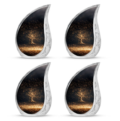 Personalized Tree of Life Cremation Urn for Human Ashes - 10-inch, 200 cu in - Yatskia