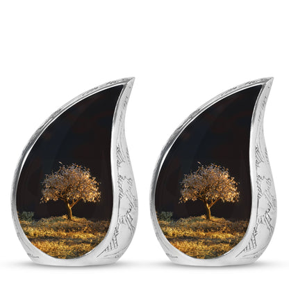 Personalized Tree of Life Keepsake Urn for Human Ashes - 10-inch, 200 cu in - Yatskia