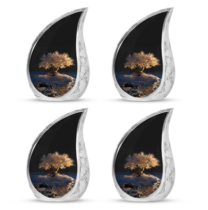 Personalized Tree of Life Cremation Urn for Human Ashes - 10-inch, 200 cu in - Yatskia