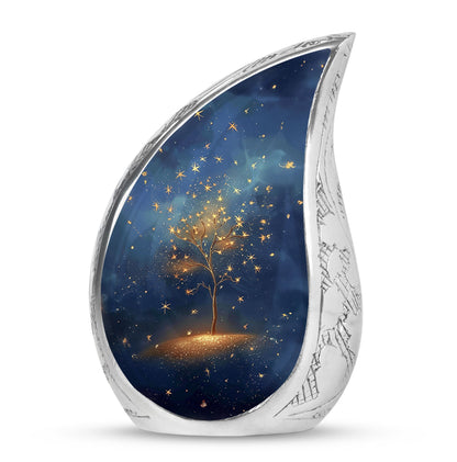 Personalized Tree of Life Memorial Urn for Human Ashes - 10-inch, 200 cu in - Yatskia