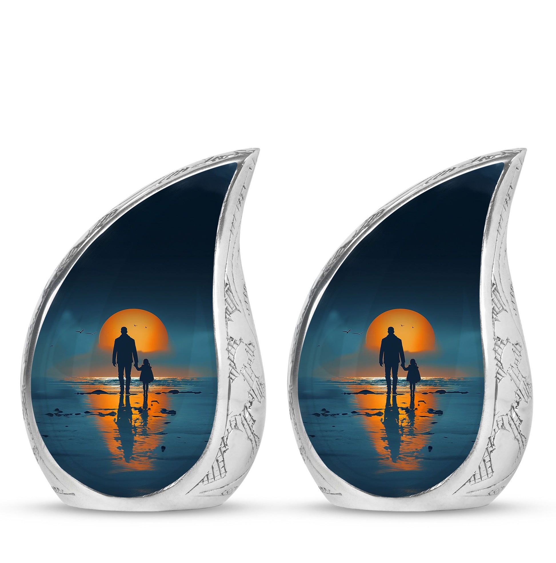 Father Keepsake For Human Ashes Set Of 4 Funeral, Ashes Urn For Ashes