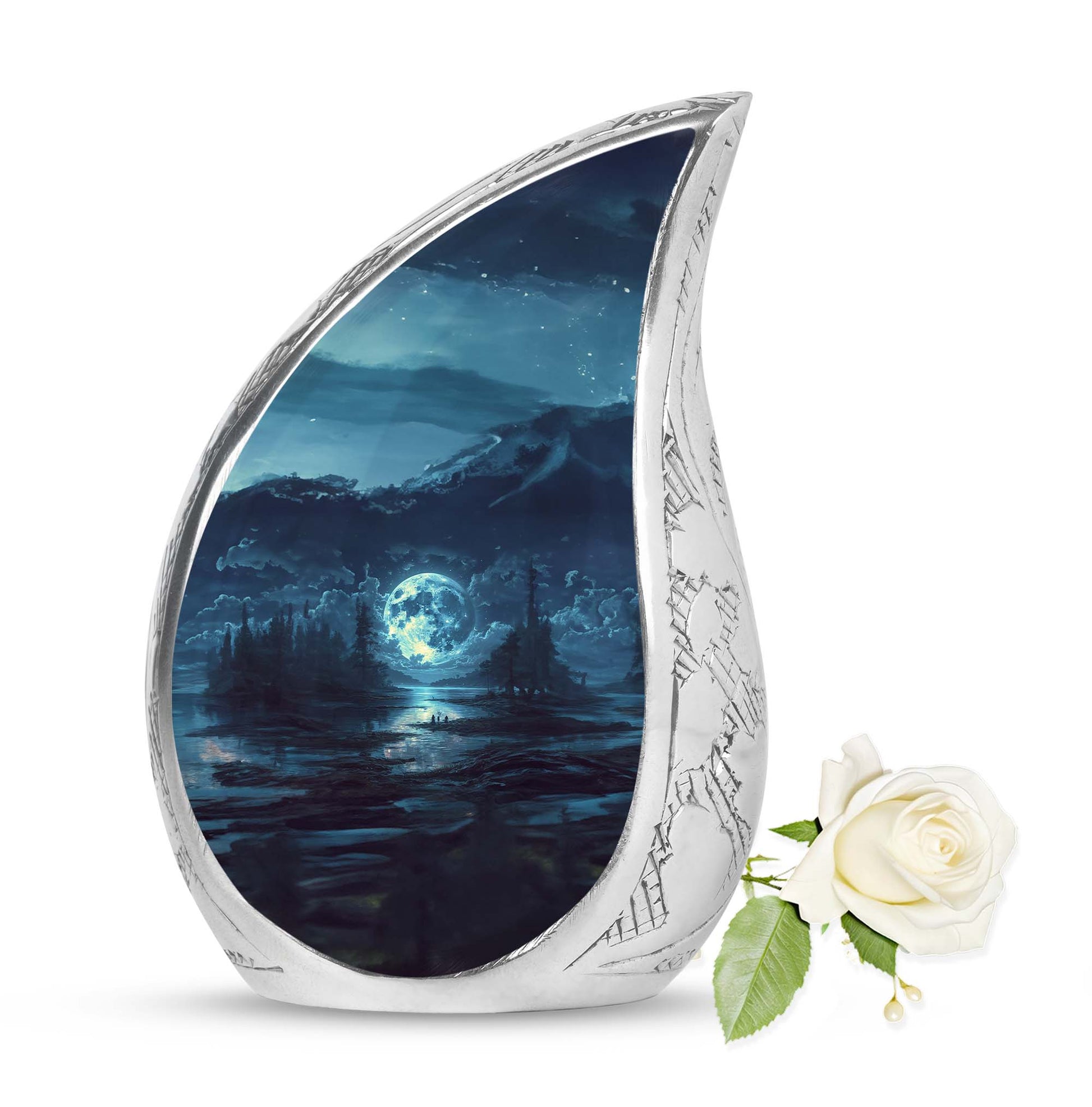 Lunar Small Urn Funeral, Ashes Cremation Urn