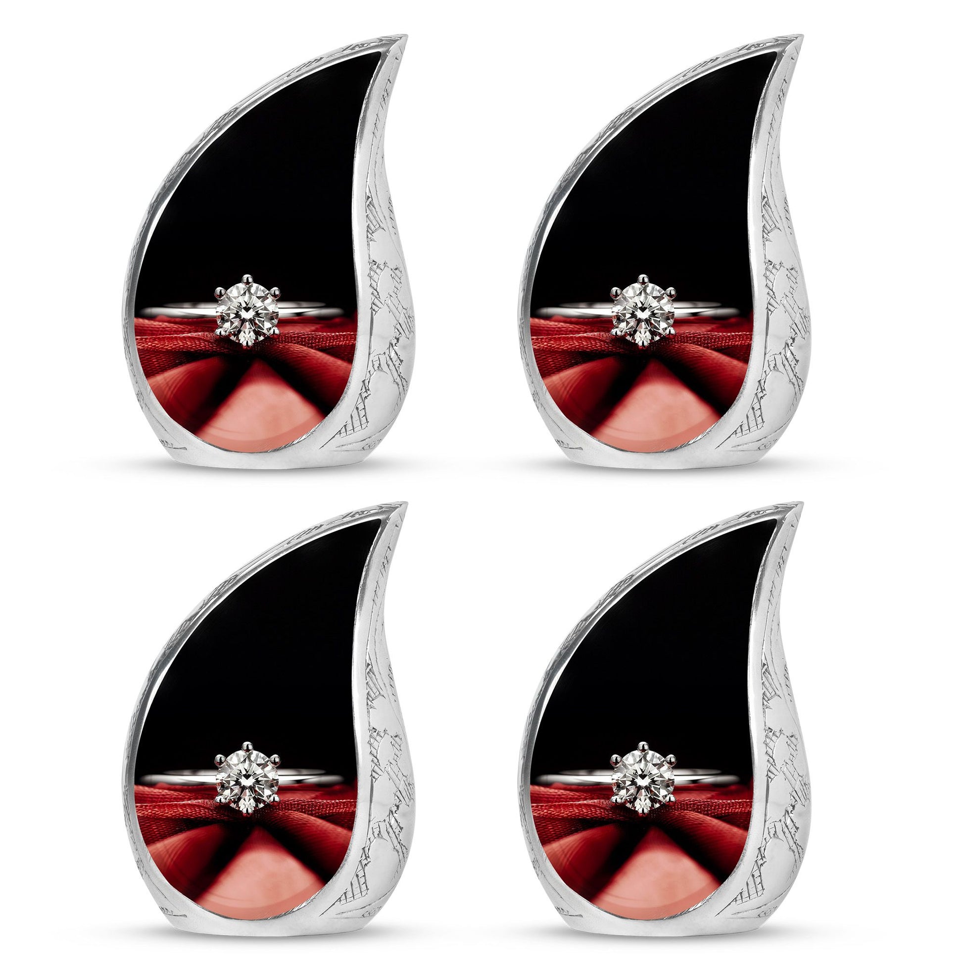 Ring Urn For Human Ashes Funeral, Ashes Memorial Urn