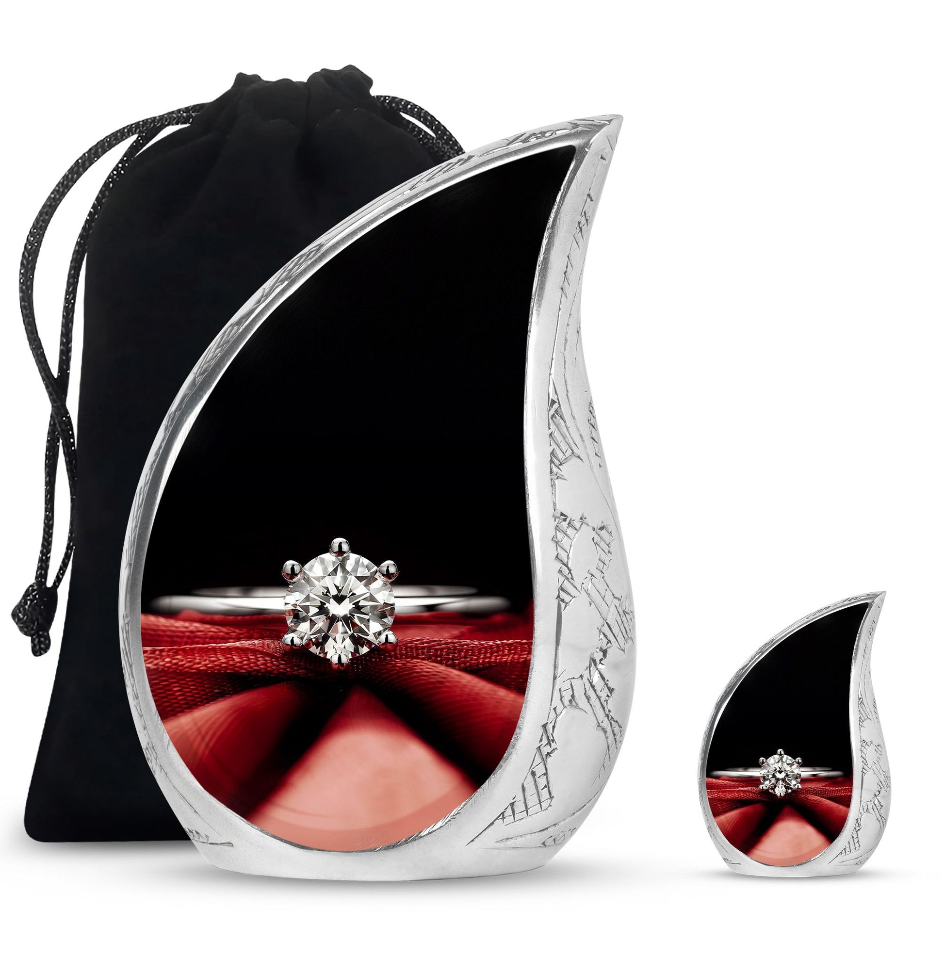 Ring Urn For Human Ashes Funeral, Ashes Memorial Urn