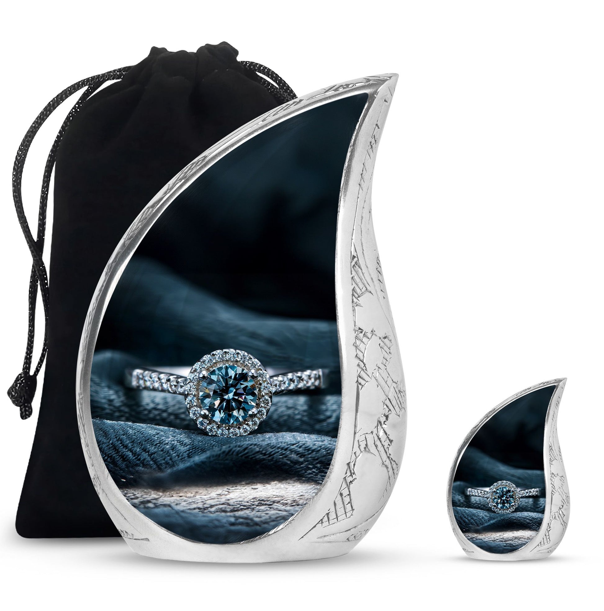 Ring Small Urn For Ashes Funeral, Ashes Cremation Urn For Ashes