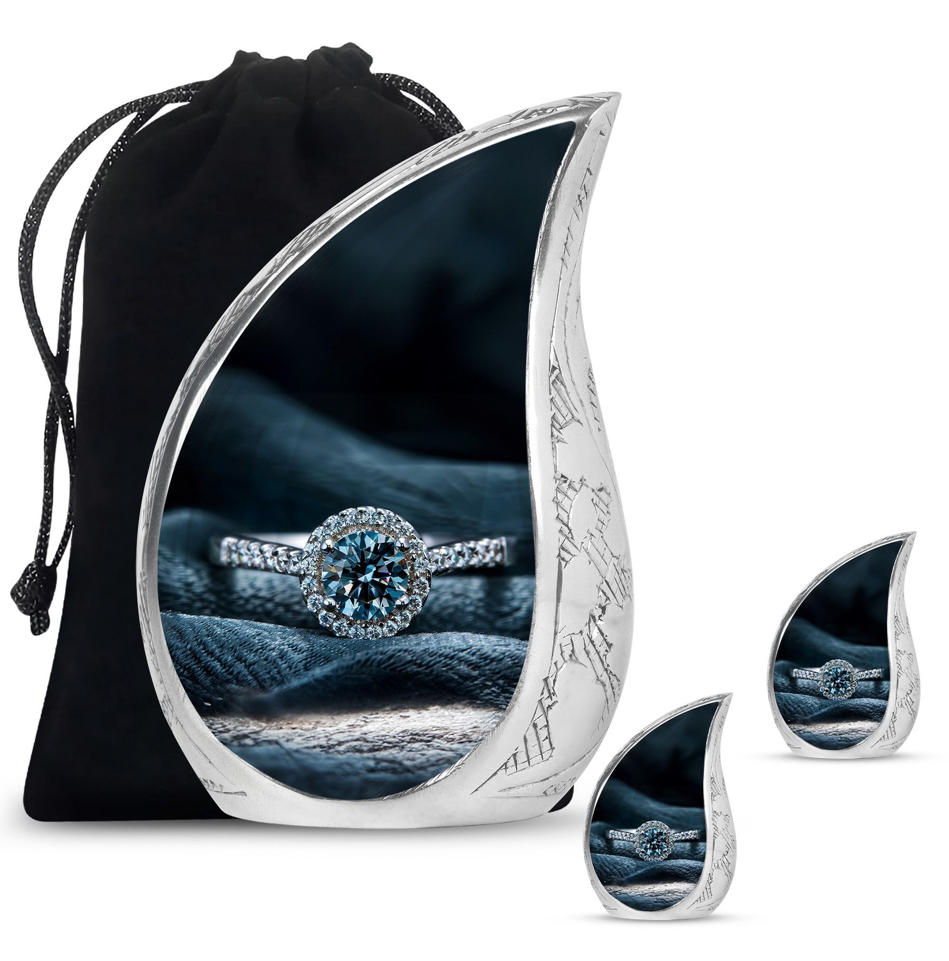 Ring Small Urn For Ashes Funeral, Ashes Cremation Urn For Ashes