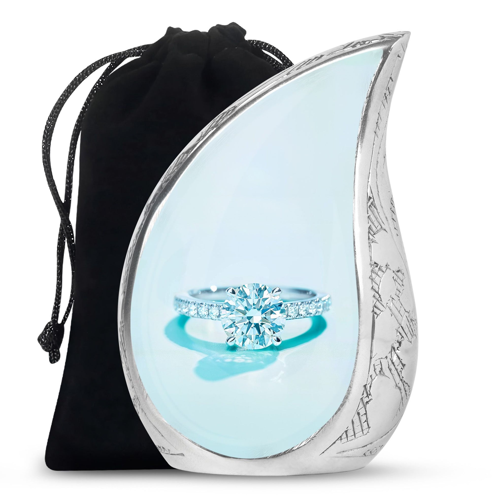 Ring Small Urn For Ashes Adult Male Large Funeral, Ashes Urn