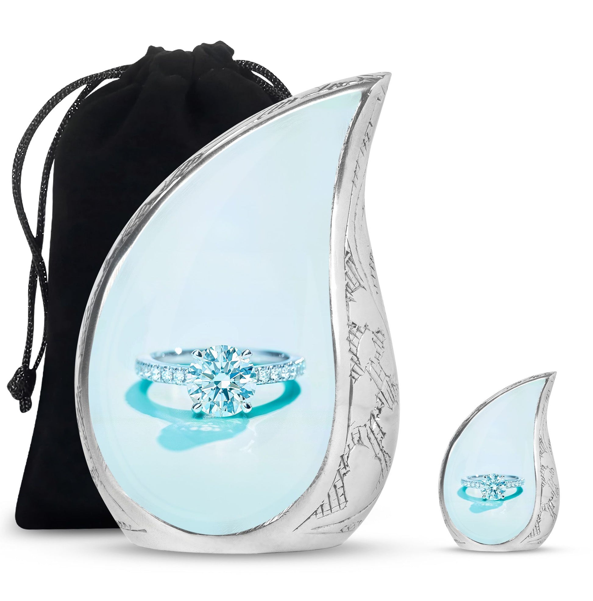 Ring Small Urn For Ashes Adult Male Large Funeral, Ashes Urn