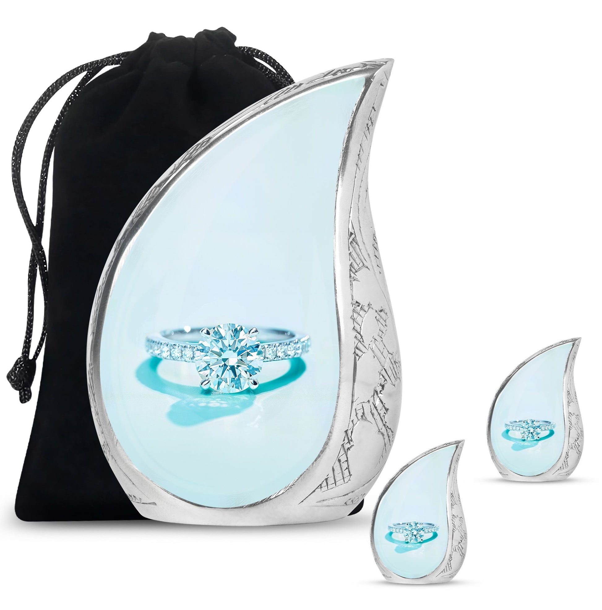 Ring Small Urn For Ashes Adult Male Large Funeral, Ashes Urn