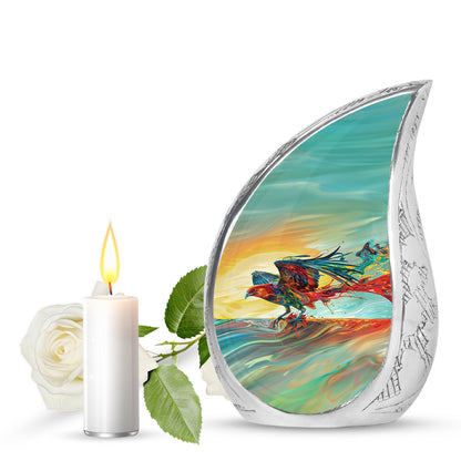 Personalized Bird Keepsake Urn for Human Ashes - 10-inch, 200 cu in - Yatskia