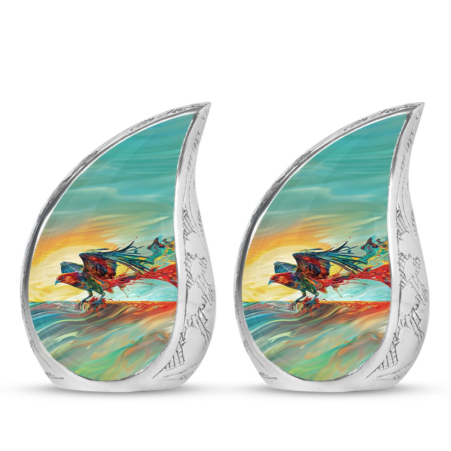 Personalized Bird Keepsake Urn for Human Ashes - 10-inch, 200 cu in - Yatskia