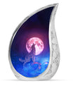 Wolf Keepsake For Human Ashes Funeral, Ashes Urn For Ashes