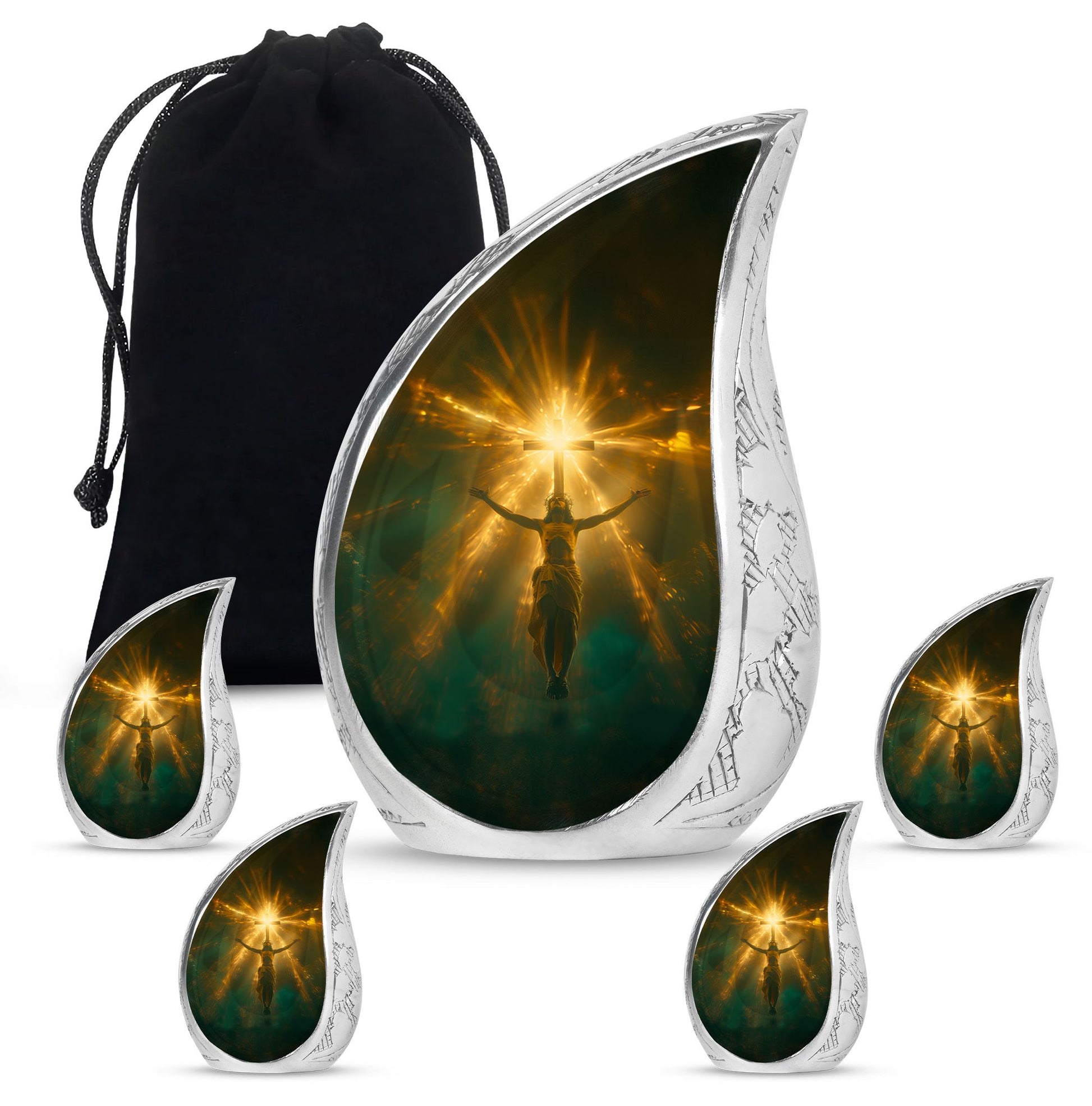 Jesus Small Ashes Urn Funeral, Ashes Cremation Urn For Ashes