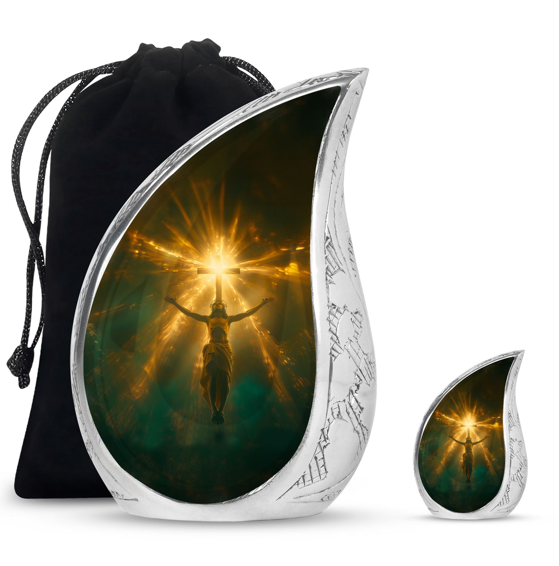 Jesus Small Ashes Urn Funeral, Ashes Cremation Urn For Ashes