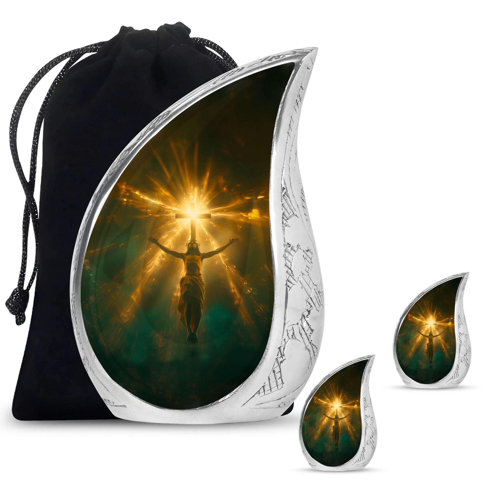 Jesus Small Ashes Urn Funeral, Ashes Cremation Urn For Ashes