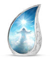 Jesus Small Ashes Keepsake Funeral, Ashes Cremation Urn