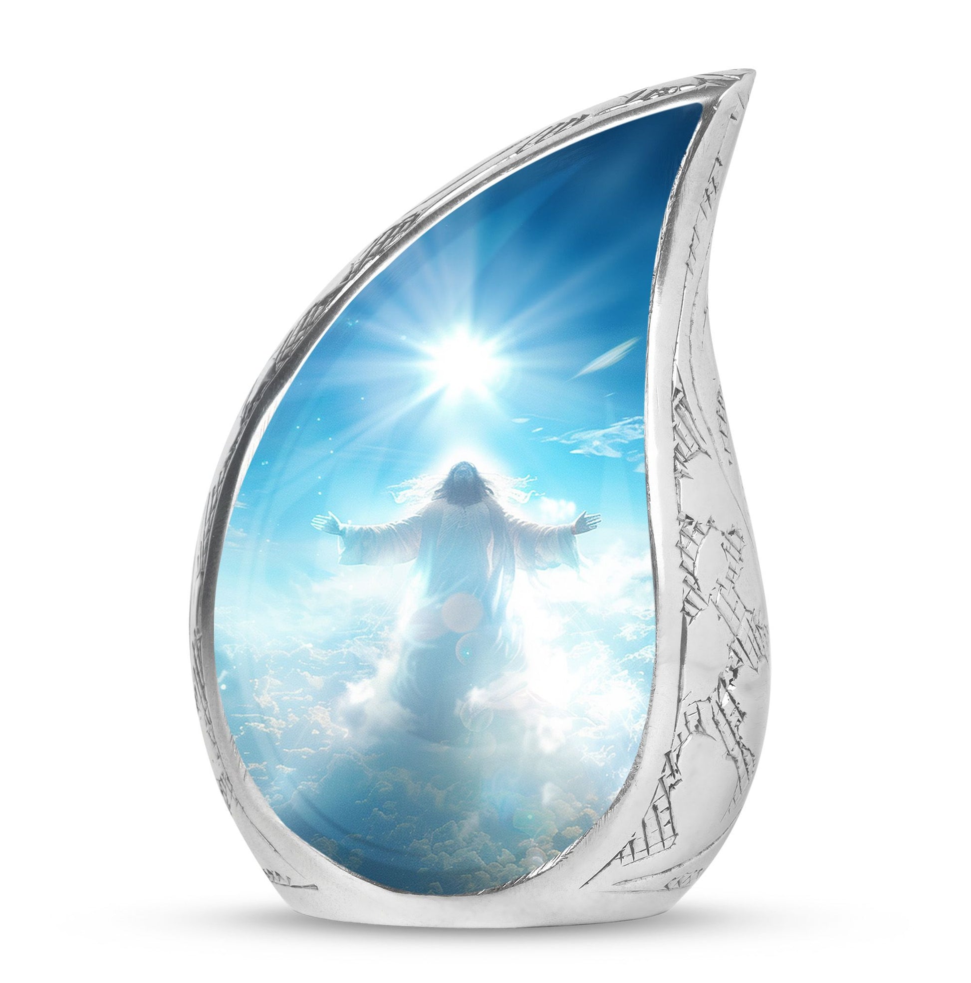 Jesus Small Ashes Keepsake Funeral, Ashes Cremation Urn