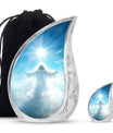 Jesus Small Ashes Keepsake Funeral, Ashes Cremation Urn
