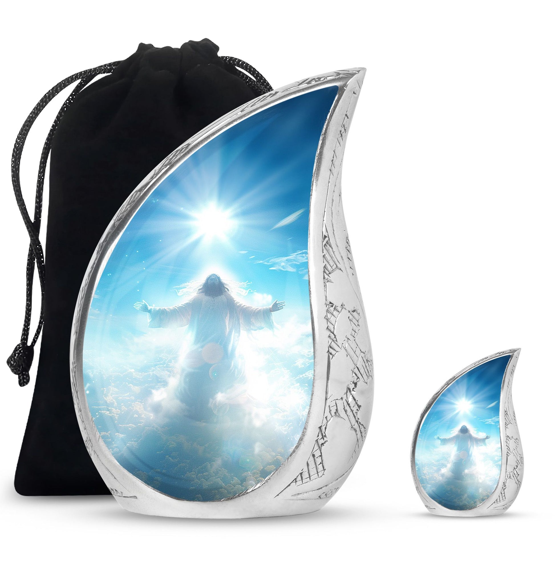 Jesus Small Ashes Keepsake Funeral, Ashes Cremation Urn