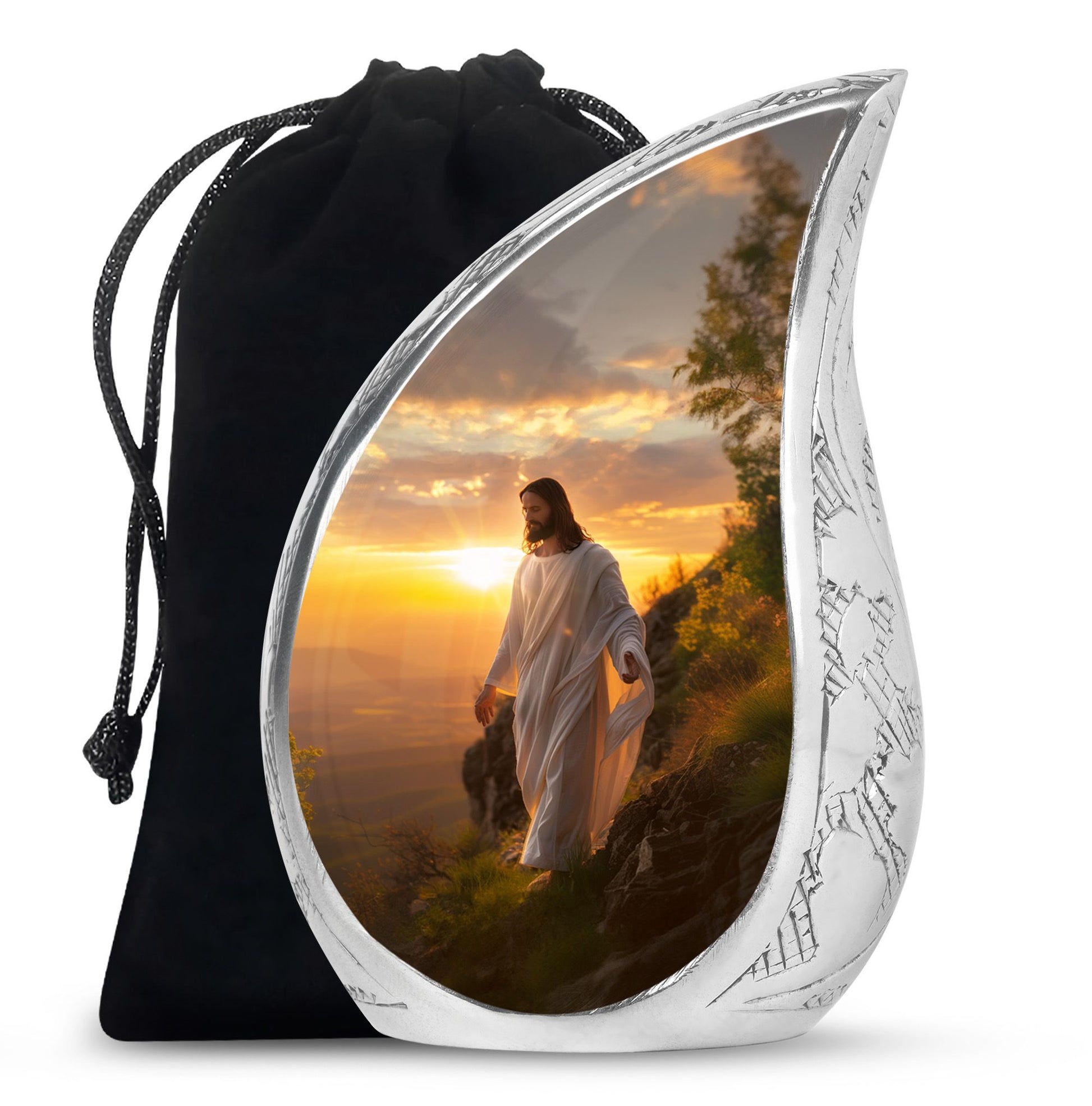 Jesus Small Urns For Women Human Ashes Funeral, Ashes Urn