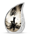 Golf Cremation Urns For Human Ashes - Urn Keepsake Combo Set