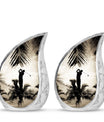 Golf Cremation Urns For Human Ashes - Urn Keepsake Combo Set