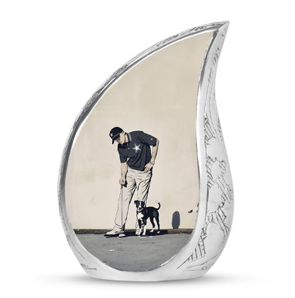 Personalized Golf Cremation Urn for Human Ashes - 10-inch, 200 cu in - Yatskia