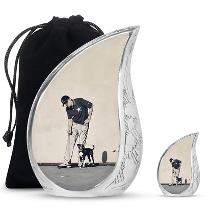 Personalized Golf Cremation Urn for Human Ashes - 10-inch, 200 cu in - Yatskia