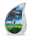 Golf Small Urn For Ashes For Women Funeral, Ashes Memorial Urn